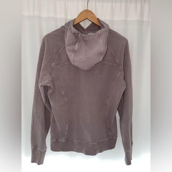 Lululemon scuba pullover women’s size 8 wash purple gray hoodie Lulu sweatshirt - Picture 3 of 4